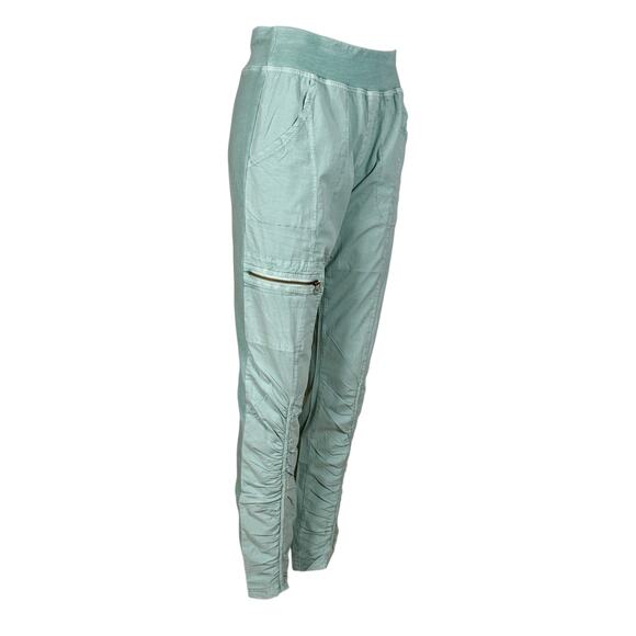XCVI Clothing Women's Mint Green Cotton Pants Size L Pull On Pants NWT - Picture 6 of 6